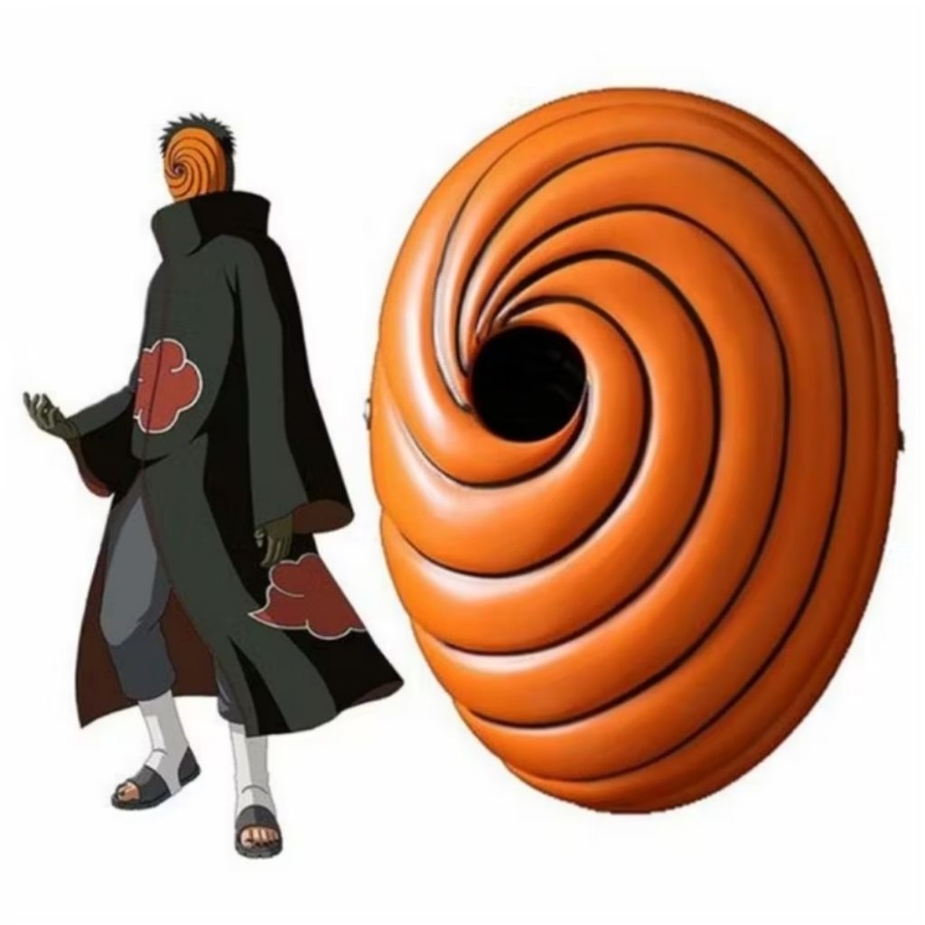 Topeng naruto topeng obito oren kuning topeng ambu