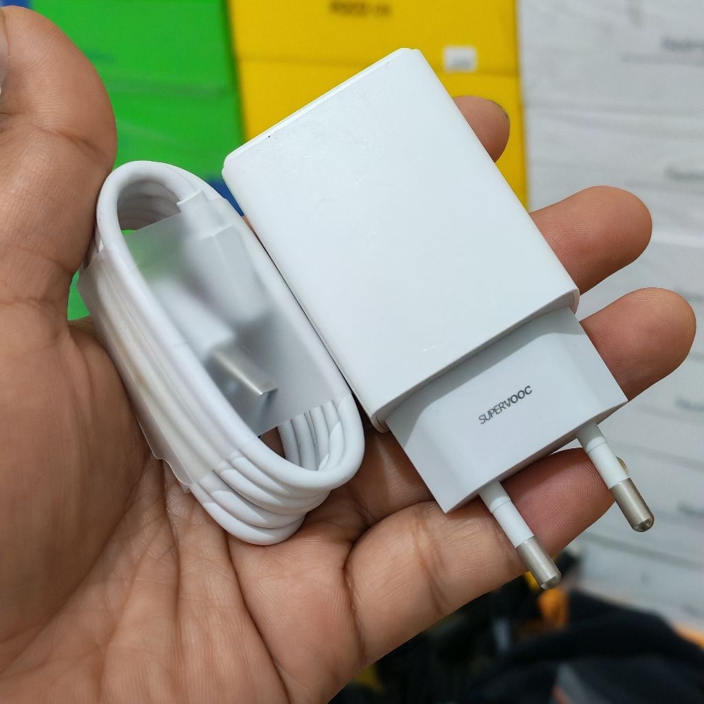 Charger Realme 10W bekas copotan bawaan hp kabel micro