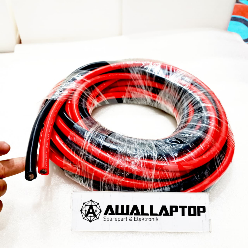 cable silicone wire kabel 4awg kabel silikon tembaga awg 4 permeter