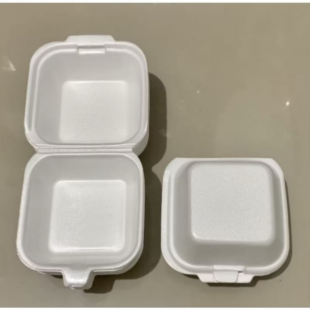 Box Foam Burger / Kotak Styrofoam Burger gabus burger