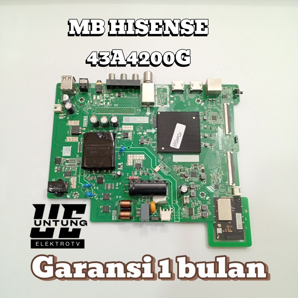 MAINBOARD TV HISENSE 43A4200G MB-MOTHERBOARD-MOBO-MODUL MESIN TV HISENSE 43A4200G