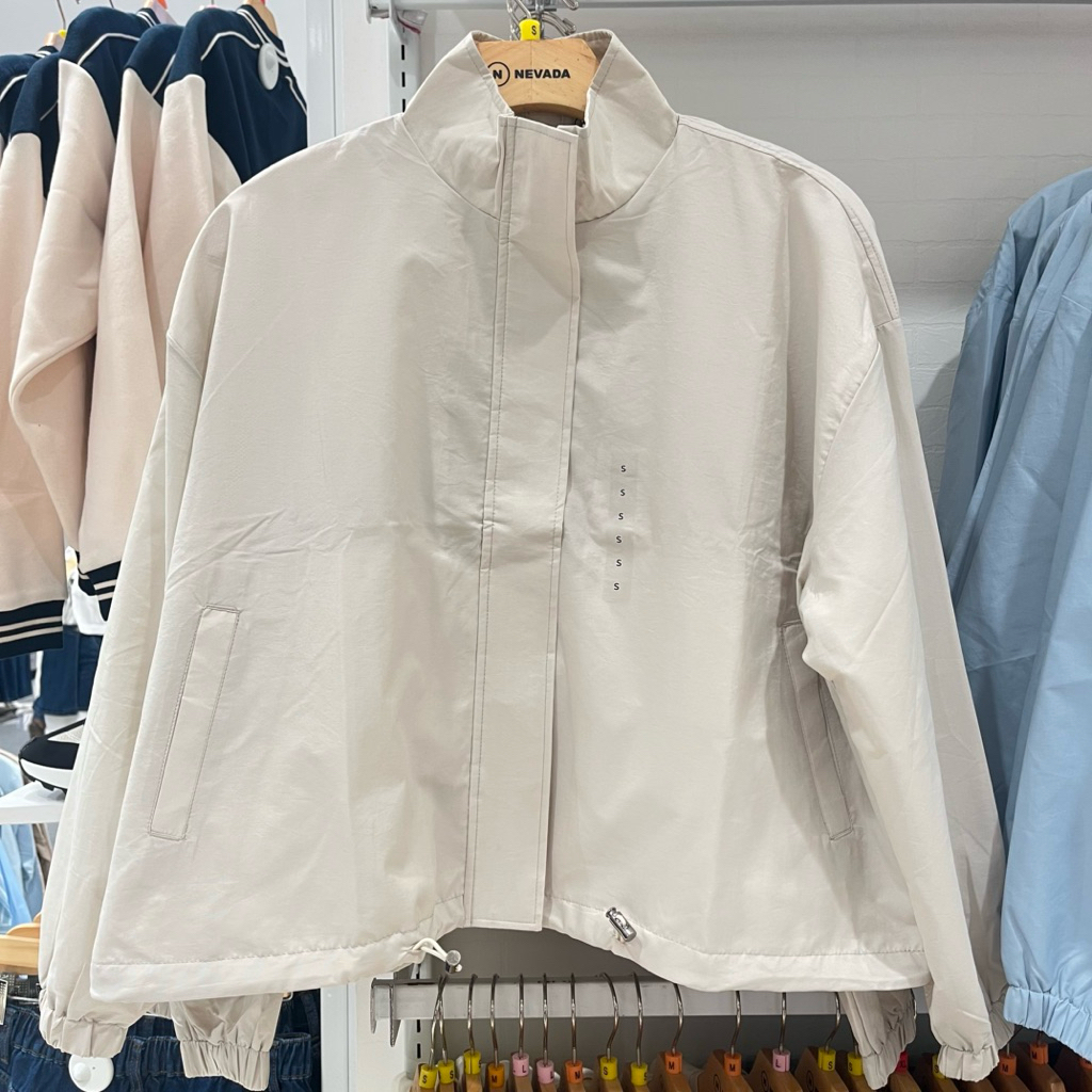 nevada jaket parasut zipper wanita