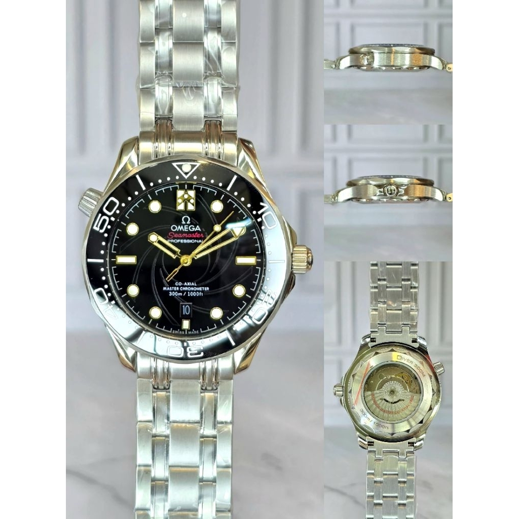 Jam Tangan OMG Seamaster 007 James Bond Stainless Steel