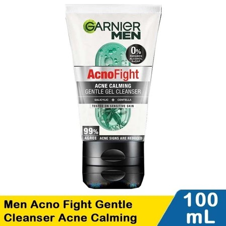 Garnier Men AcnoFight Acne Calming Gentle gel Cleanser 100ml