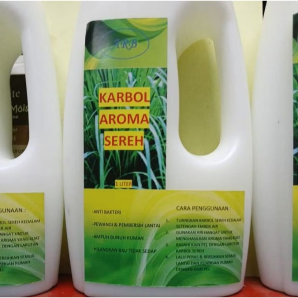 Karbol Aroma Sereh 1 Liter / pewangi ruangan & Pembersih lantai