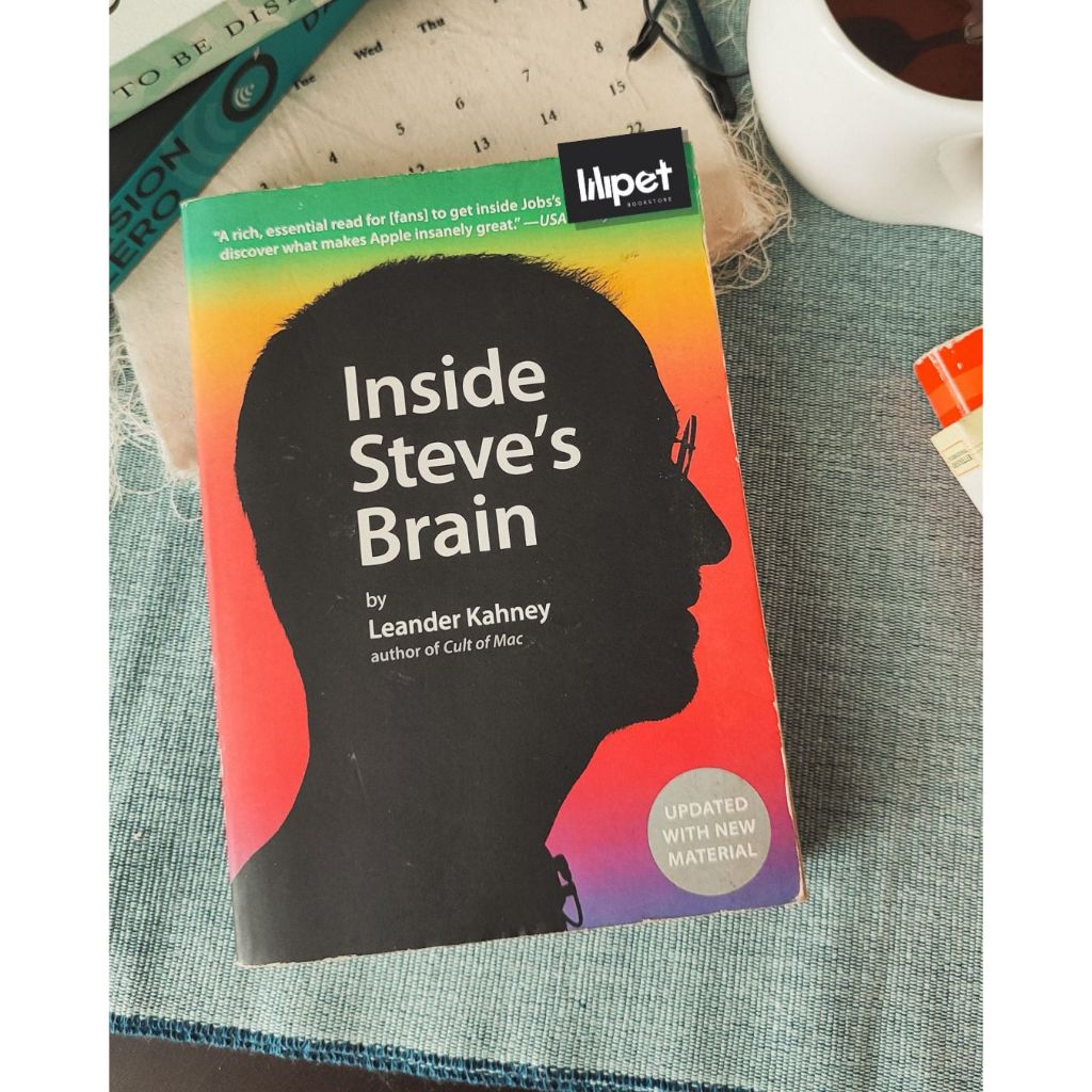 Buku Non Fiksi fiksi second/preloved original bahasa Inggris -  Inside Steve's Brain by Leander Kahn