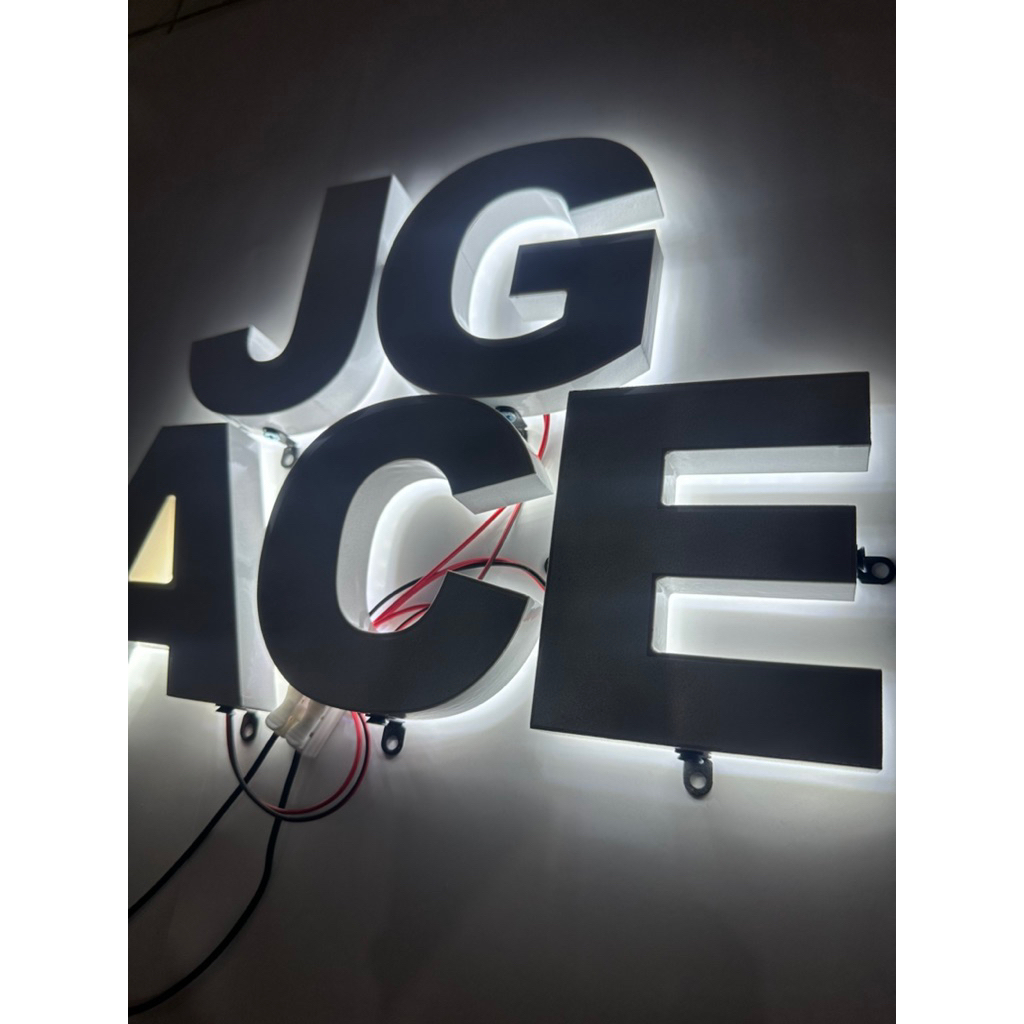 HURUF TIMBUL LED BACKLIGHT / HURUF TIMBUL MENYALA (HARGA PER HURUF)