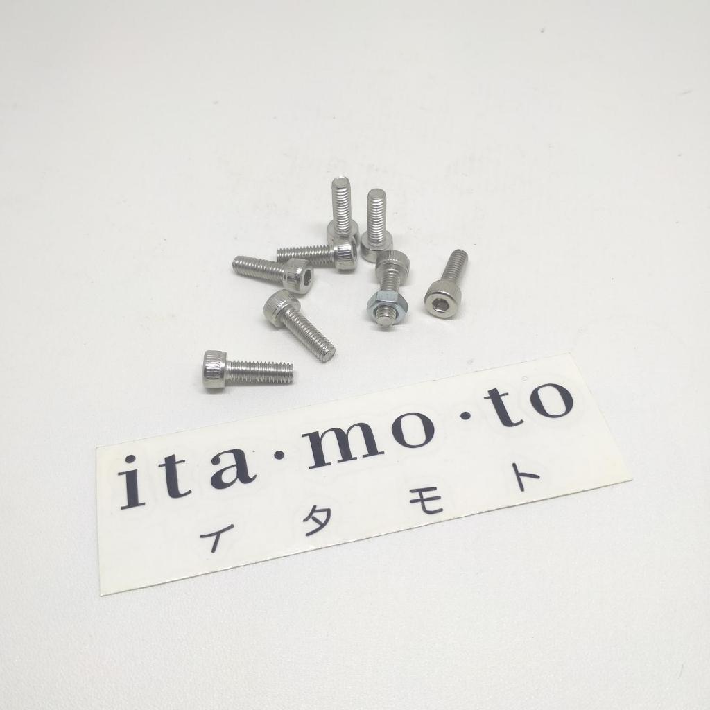 Baut L Karbu Piaggio Zip (set)