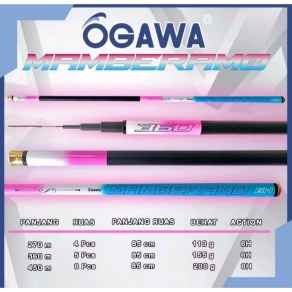JORAN TEGEK OGAWA MEMBRAMO 6H 270/300/360/450 .... CARBON