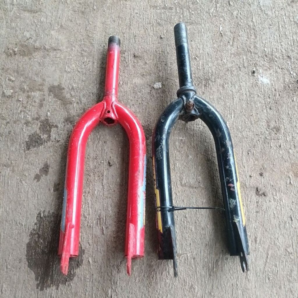 FORK SEPEDA BMX 20IN MODEL Standar drat,fork bekas