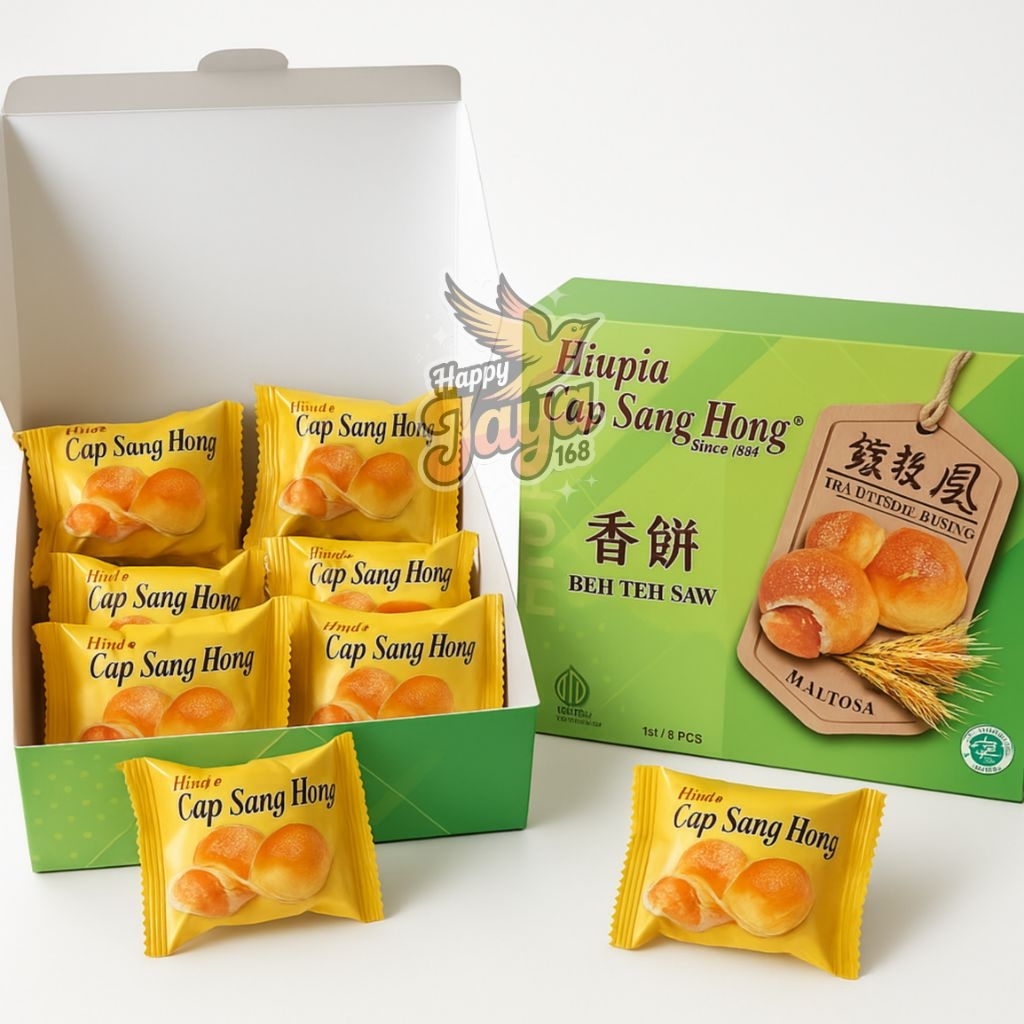 Kue Vegetarian Hiu Pia Cap Sang Hong Isi 8's