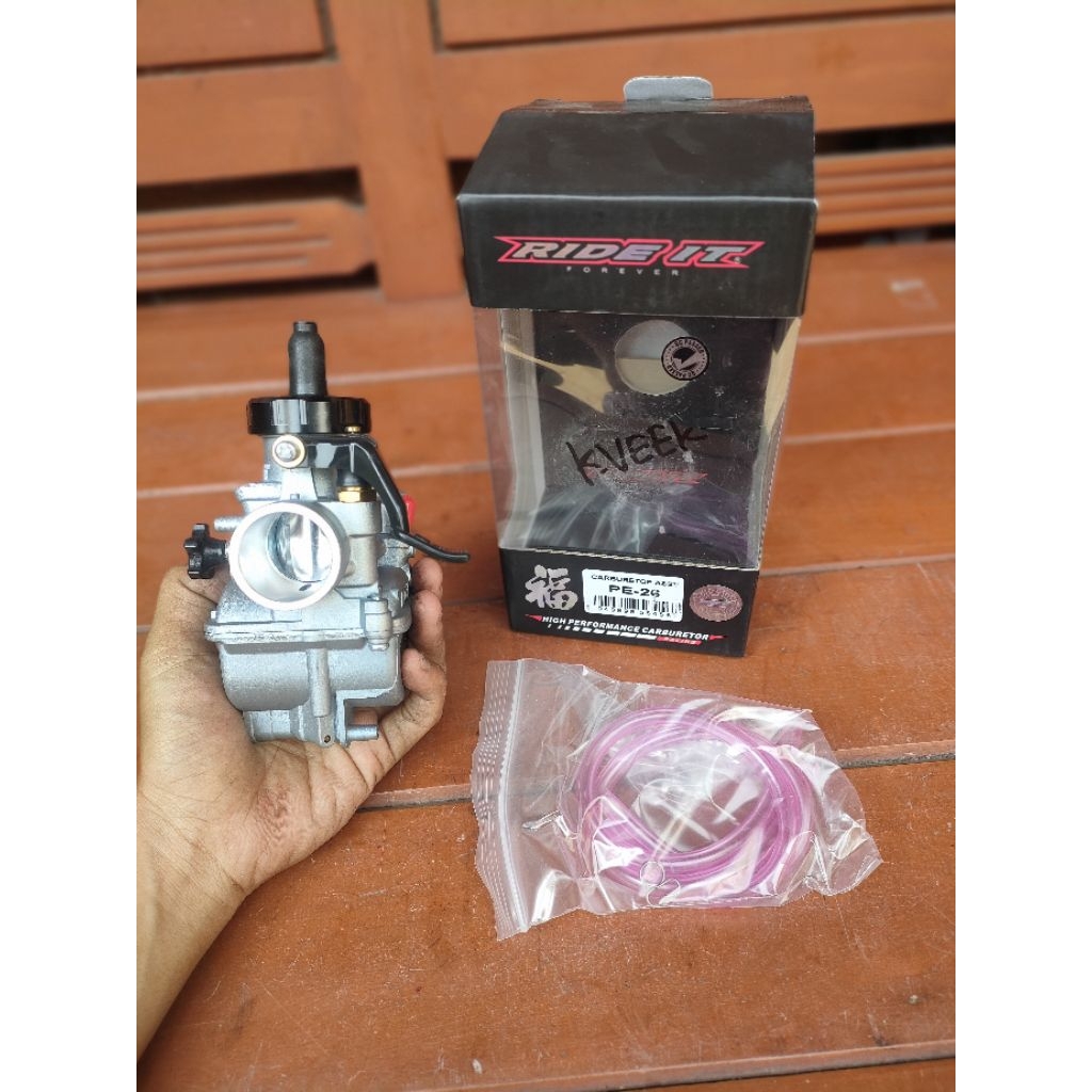 Karbu PE 26 Ride it karburator Ride it PE 26 tinggal pasang