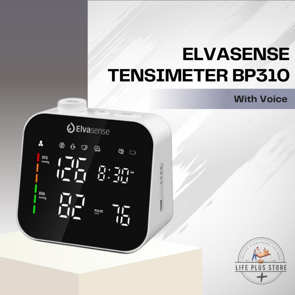 Tensimeter Digital Elvasense Type BP310 Elvasense BP310 Blood Pressure Monitor Alat Ukur Tekanan Dar