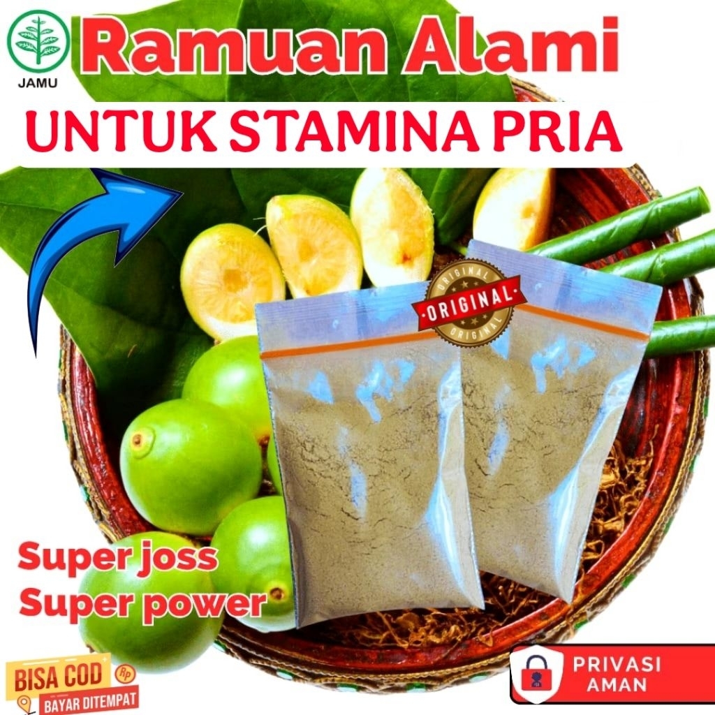 Obat jamu  Kuat Pria Tahan Lama Pria Perkasa Herbal Tradisional Ramuan Pinang Muda