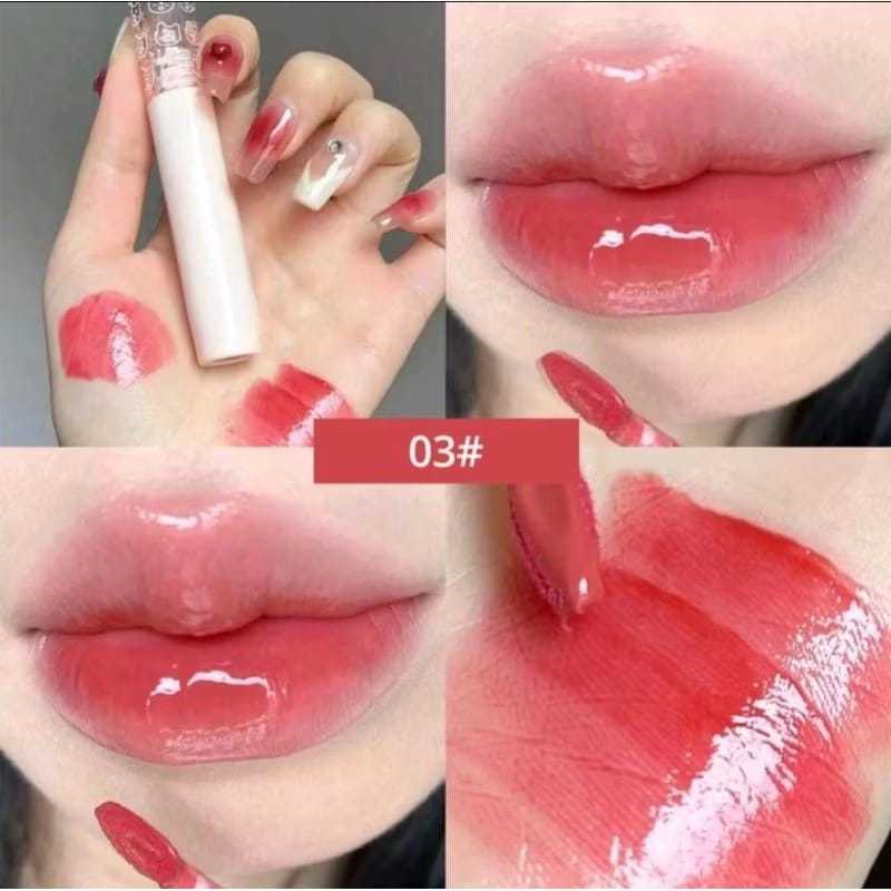 CAPPUVINI GLASS LipGloss Korean Lip Gloss Water LipGloss Mirror Korean Lipstick Lip Tint Glossy Lips