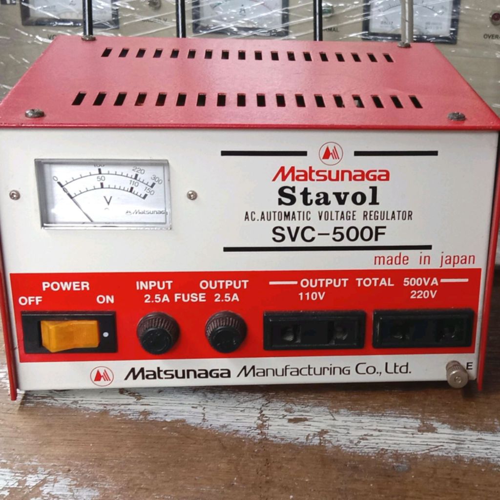 Stabilizer/Stavolt Matsunaga SVC 500N/F Original Japan