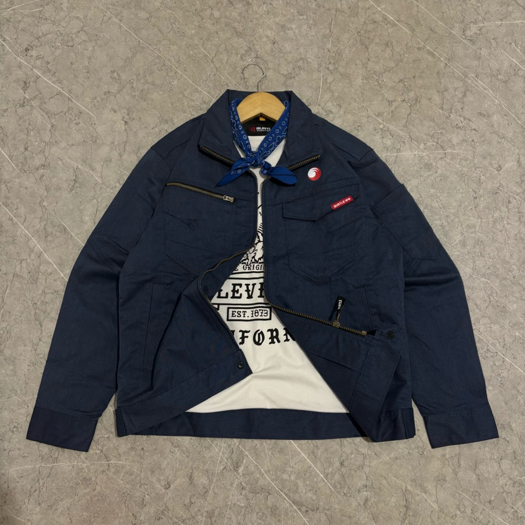 work jacket burtle size L boxy
