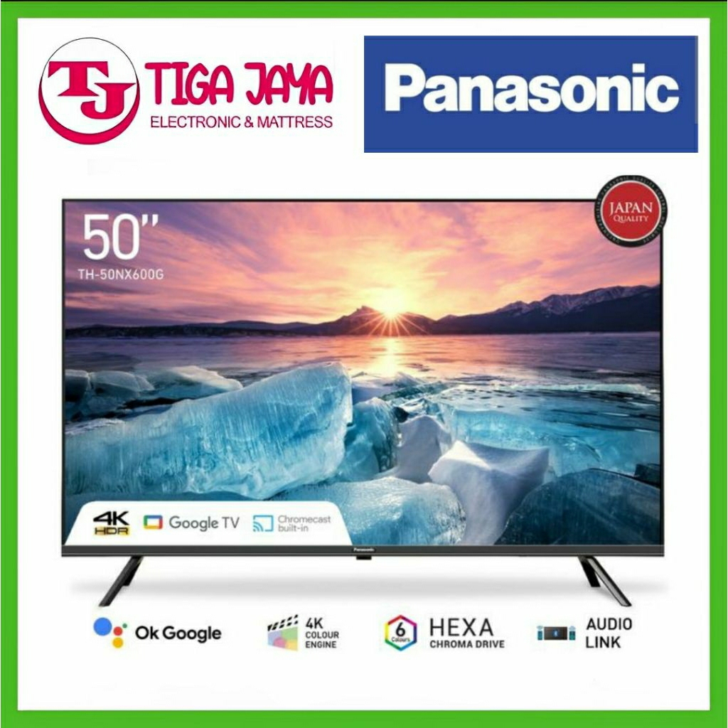 PANASONIC 50NX600G TV 50 INCH GOOGLE TV 4K //50NX6