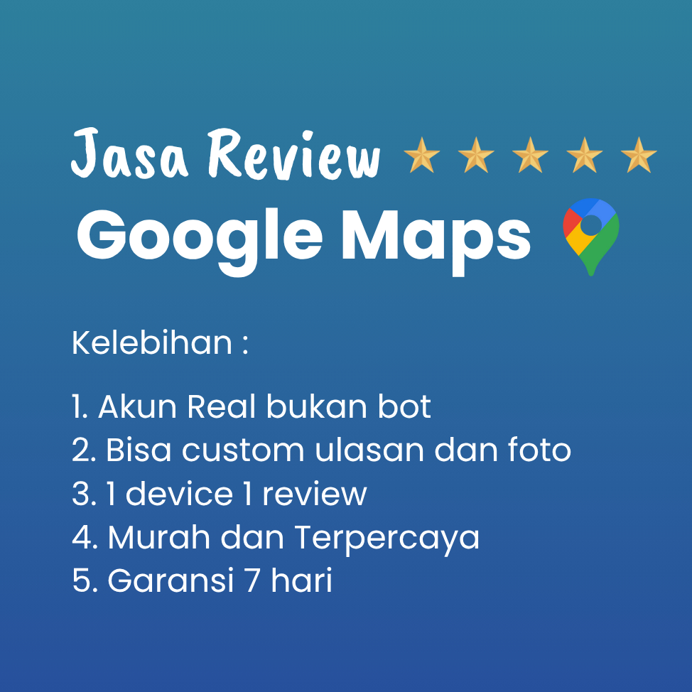 Review/Rating Toko Gmaps Termurah