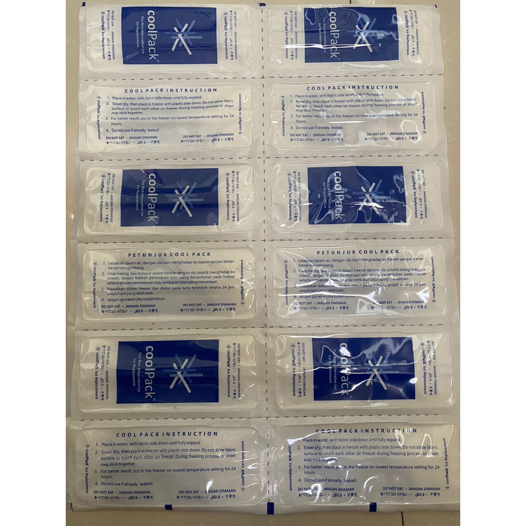 Gel Ice Coolpack Perforated Lembaran
