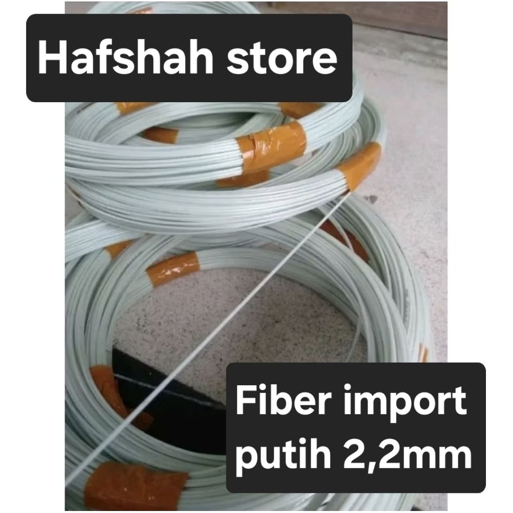 Ruji fiber layangan putih susu 2,2 mm