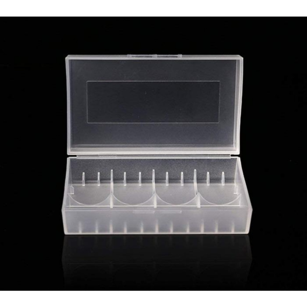 Case Baterai 21700 2 Slot Kotak Baterai Transparan / Case Baterai