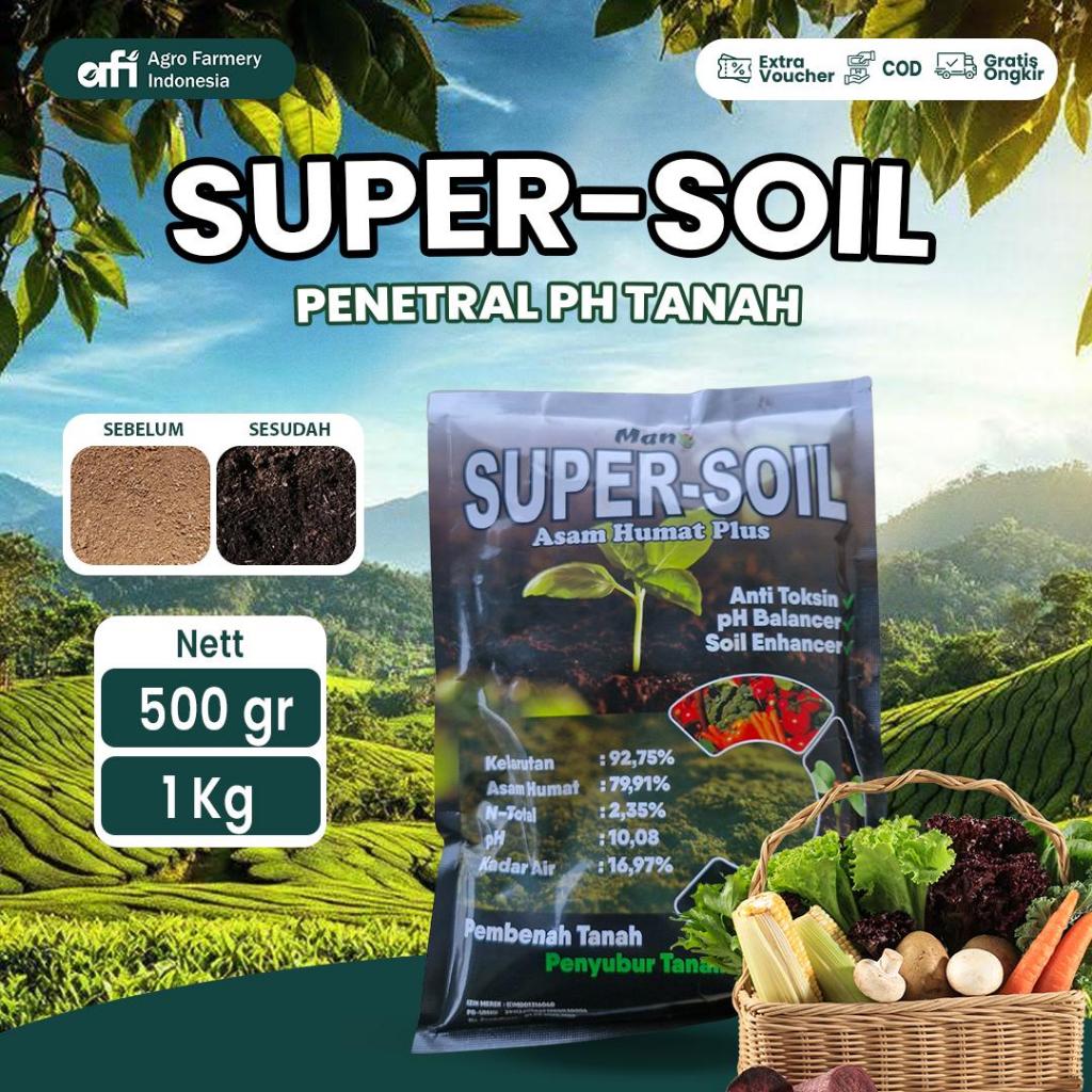 SUPER SOIL - Asam Humat Nutrisi Pertumbuhan Tanaman dan Pembenah Tanah