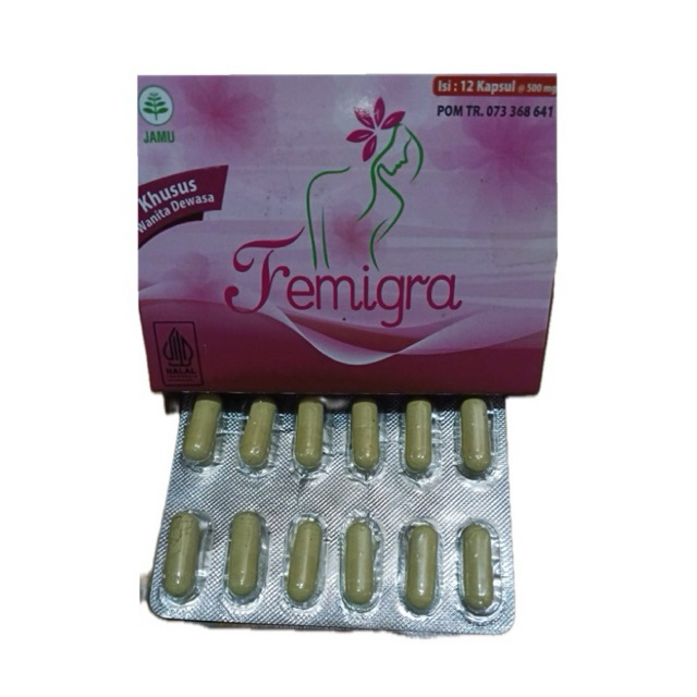 Femigra Kapsul Herbal Khusus Wanita