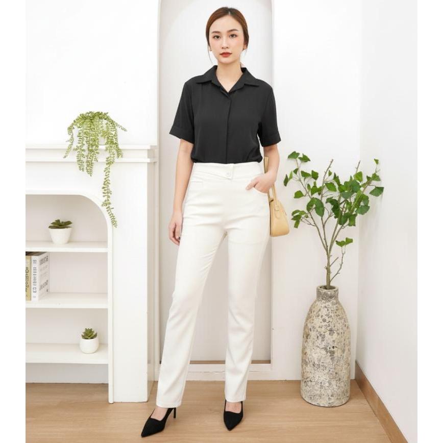 My Beutique - Celana Kulot Cutbray Double Syreach Bahan Bengalin Soft Jeans