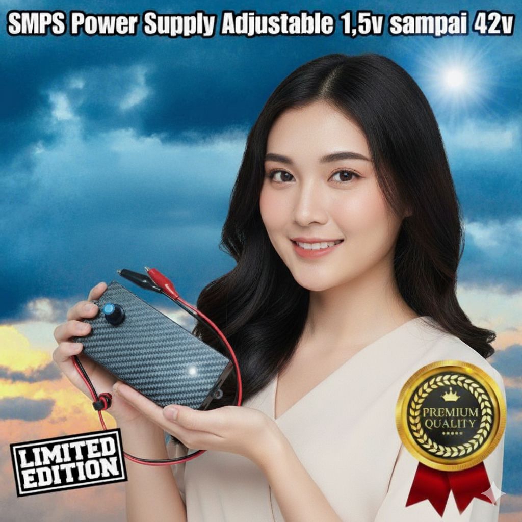 Termurah SMPS Power Supply Adjustable 1,5v sampai 42v