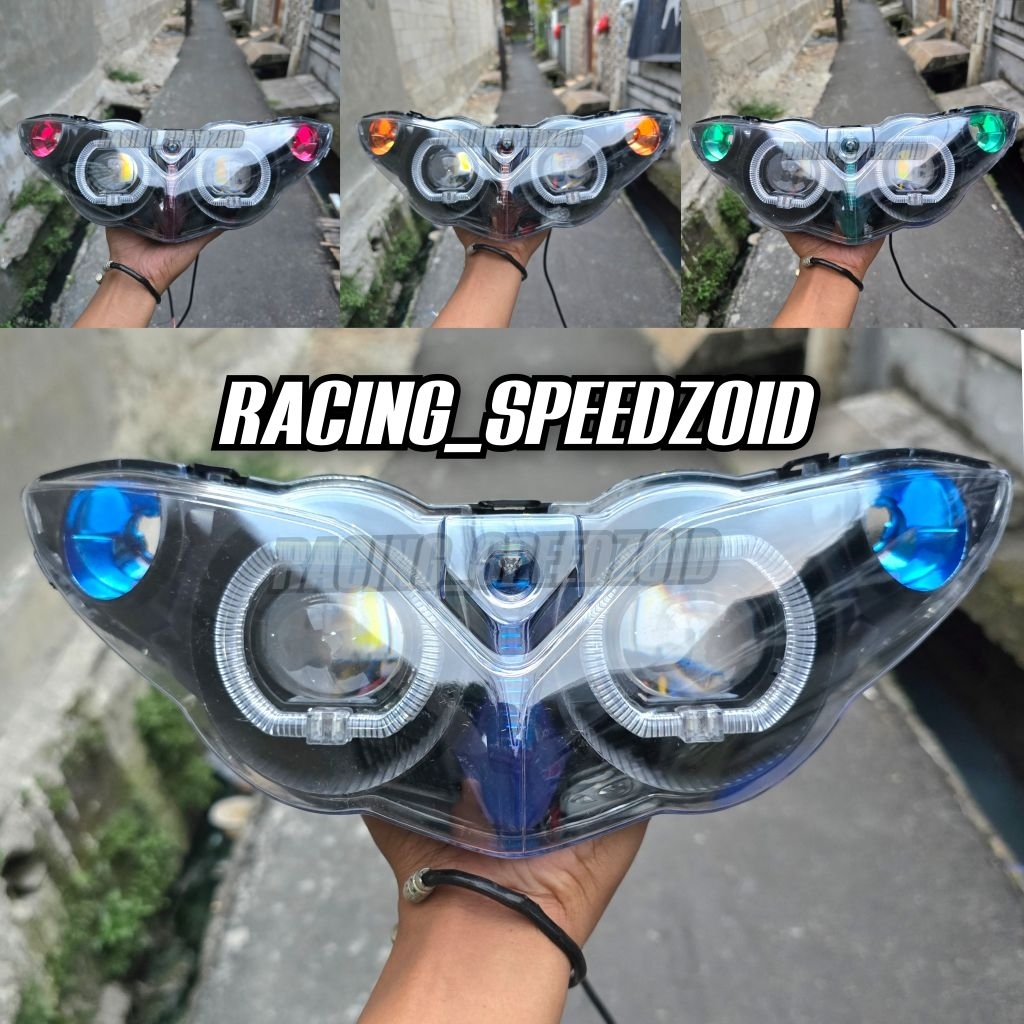 BILED REFLEKTOR JUPITER Z NEW BURHAN LAMPU DEPAN SATU SET REFLEKTOR PLUS BILED JUPITER Z BURHAN