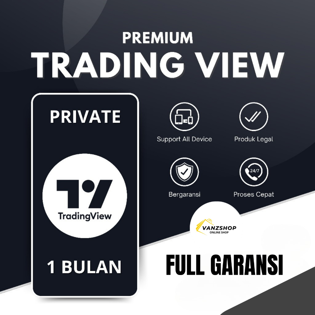TRADINGVIEW PREMIUM BERGARANSI 1 BULAN FULL GARANSI