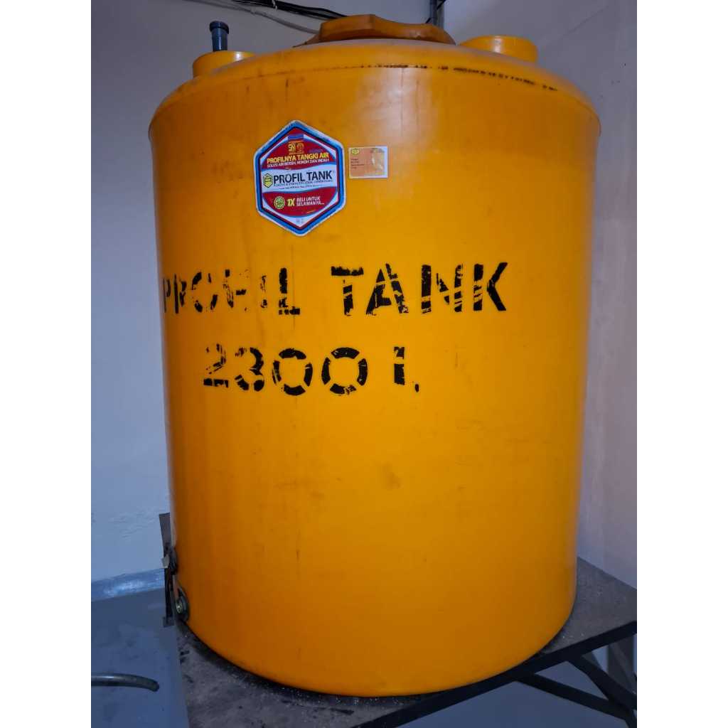 Tandon Air / Tangki Air / Toren Air Murah PROFIL TANK Ukuran 2300 Liter Bekas Bagus