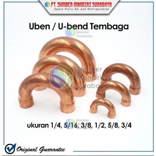 Uben Tembaga 5/8 - Ubend / U bend sambungan pipa AC