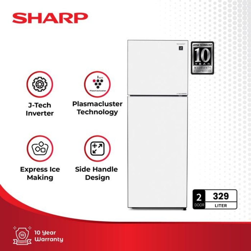 KULKAS SHARP SJ-456GI-GK SJ-456SI-GK SJ-456GI-MS SJ-456GI-GW SJ456GIMS J-TECH INVERTER PLASMACLUSTER