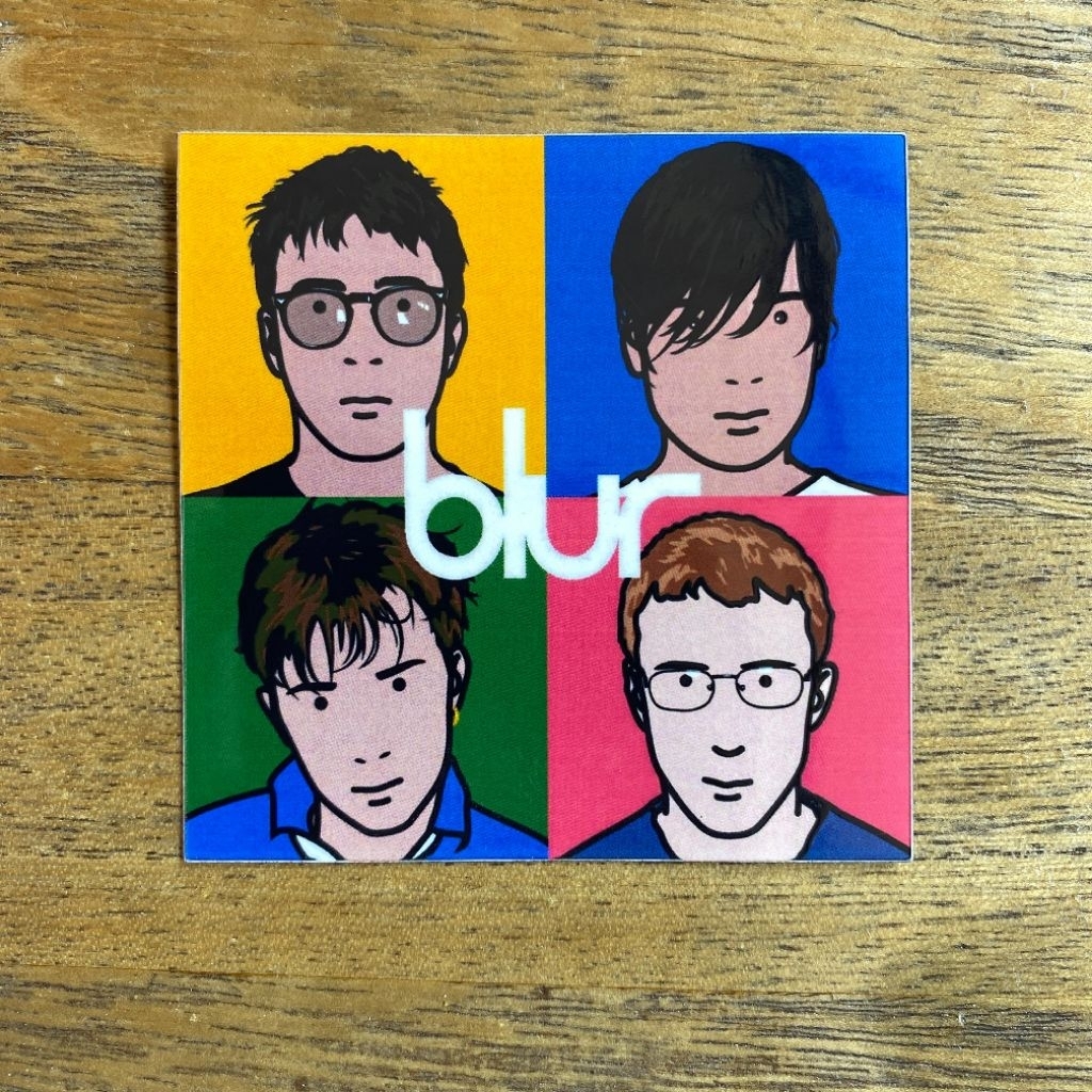 Stiker band Blur