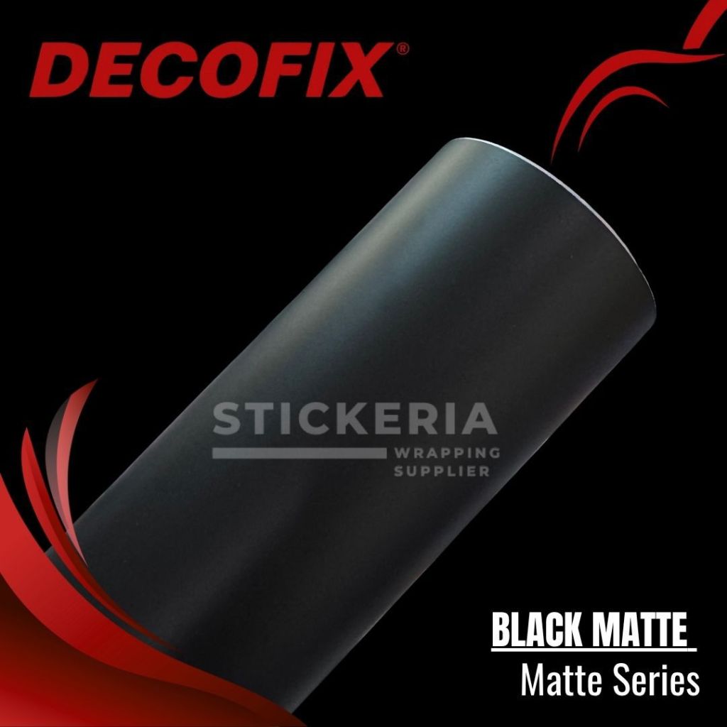 Skotlet Hitam Doff Sticker Motor Hitam Dop