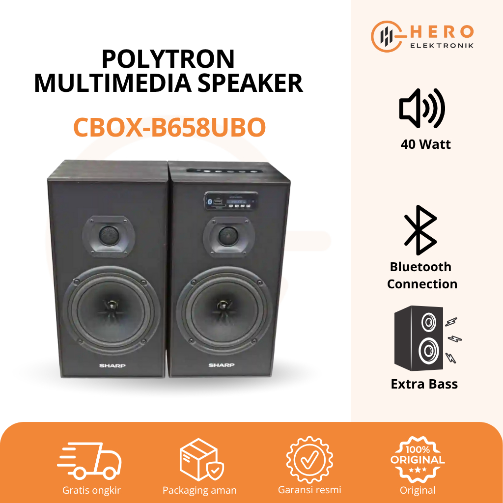 Speaker Aktif Sharp CBOX B658UBO
