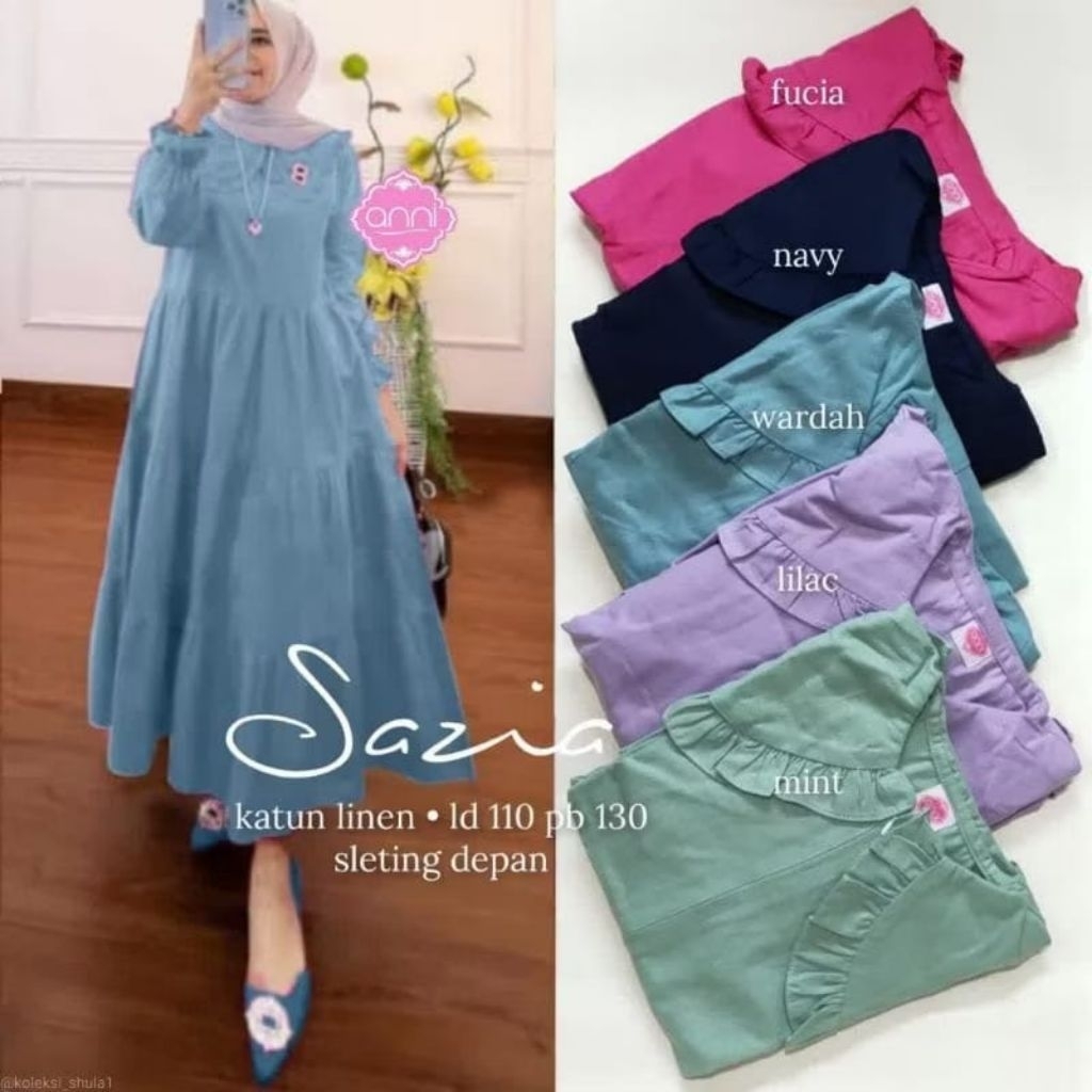 sazia dress baju muslim