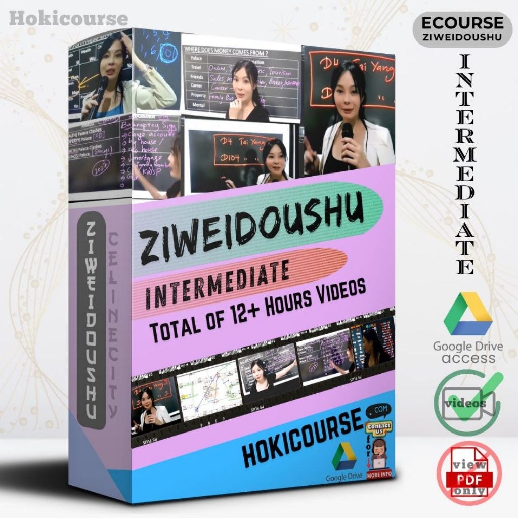 Ziweidoushu Intermediate Course zwds Zi wei dou shu purplestar astrology belajar purple star kelas l