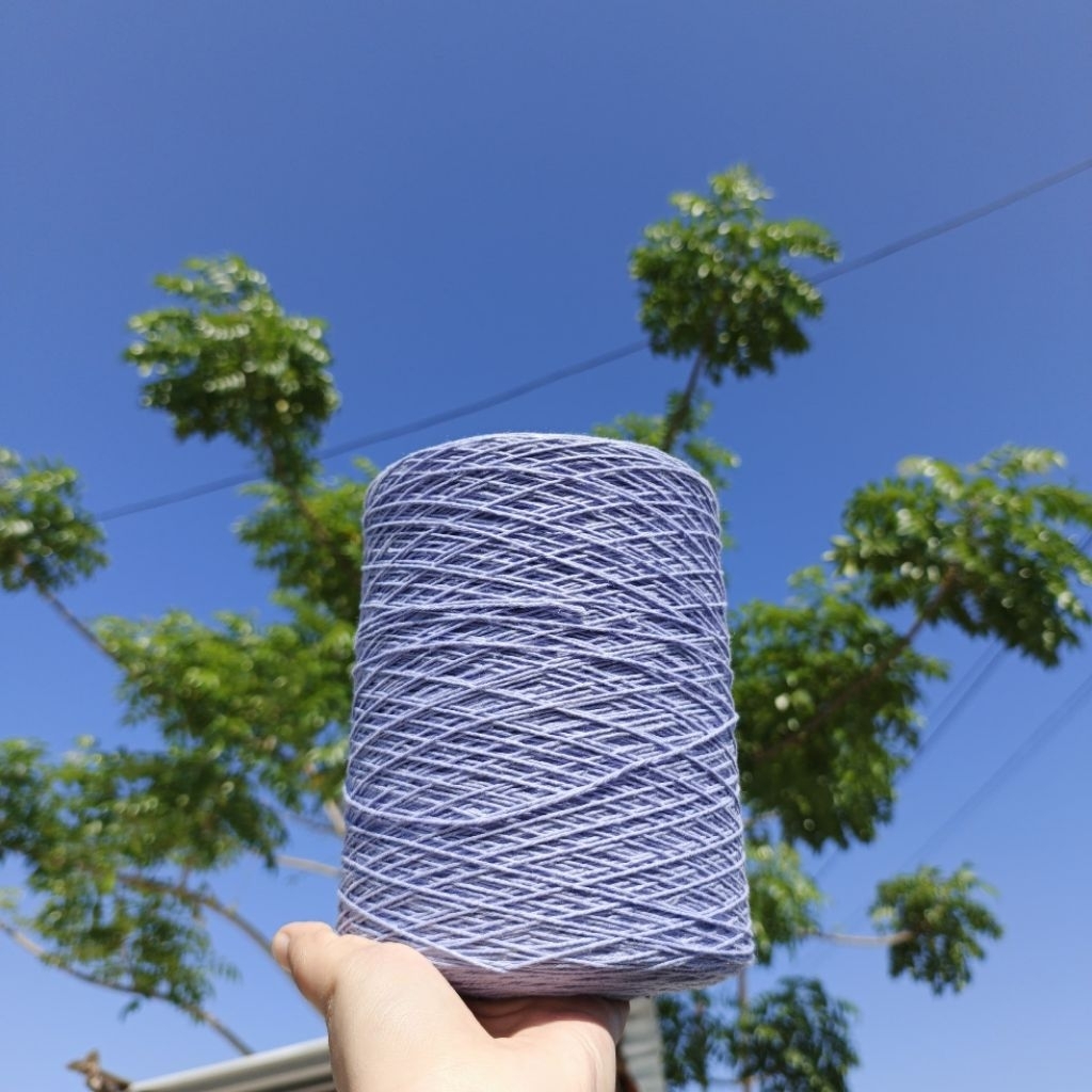 Katun Bali kemasan Cones 1kg~halus lembut,tidak berserabut~cocok untuk amigurumi, sweater,cardigan d