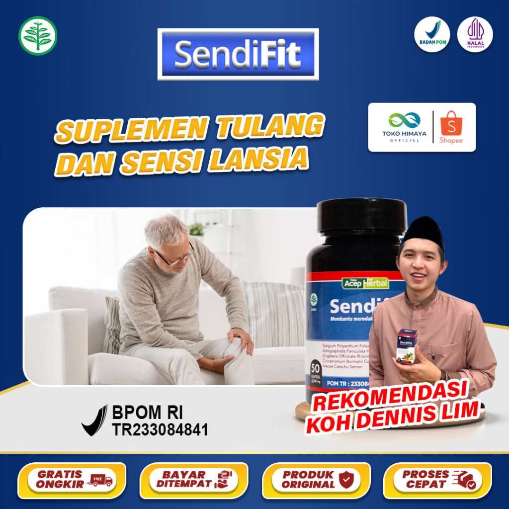 SENDIFIT Suplemen Tulang dan Sendi Lansia Nyeri Sendi Pada Lansia Pelumas Sendi Untuk Lansia