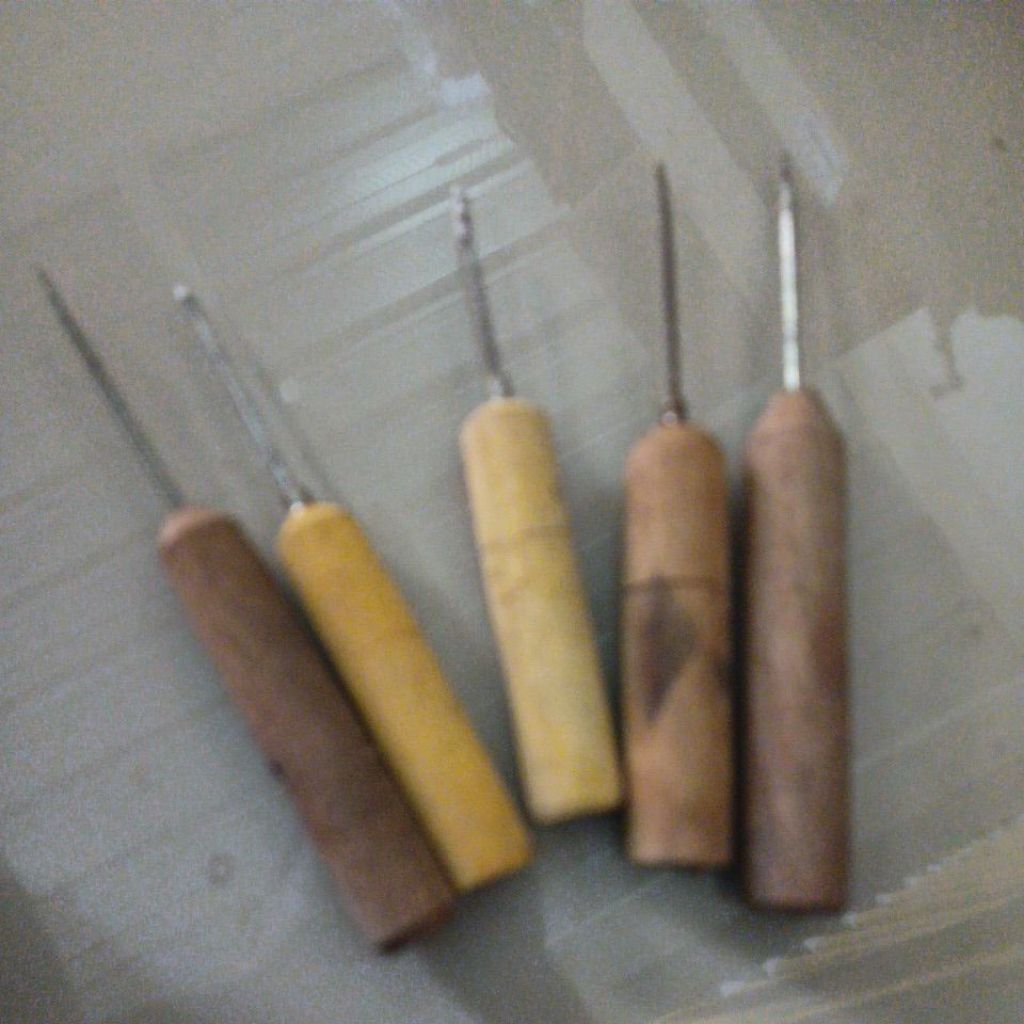 jarum sol sendal sepatu alat jahit manual sepatu