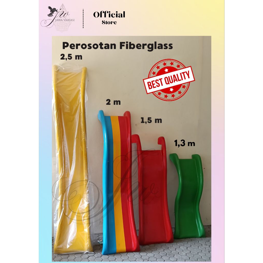 PEROSOTAN/SELUNCURAN ANAK TERMURAH FIBERGLASS UKURAN 3 METER