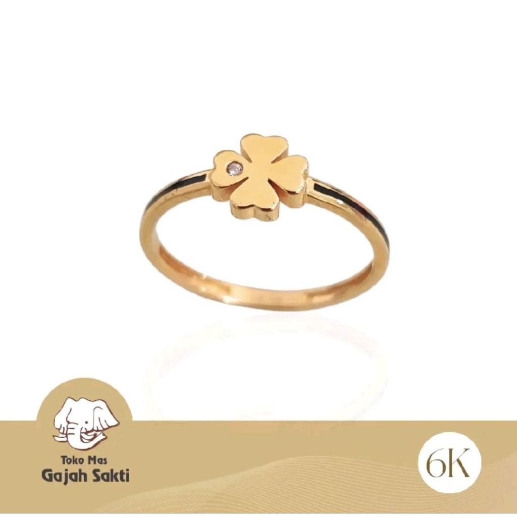 ~ CNCN MODEL BUNGA KEMANGI LIST HITAM SIZE 14