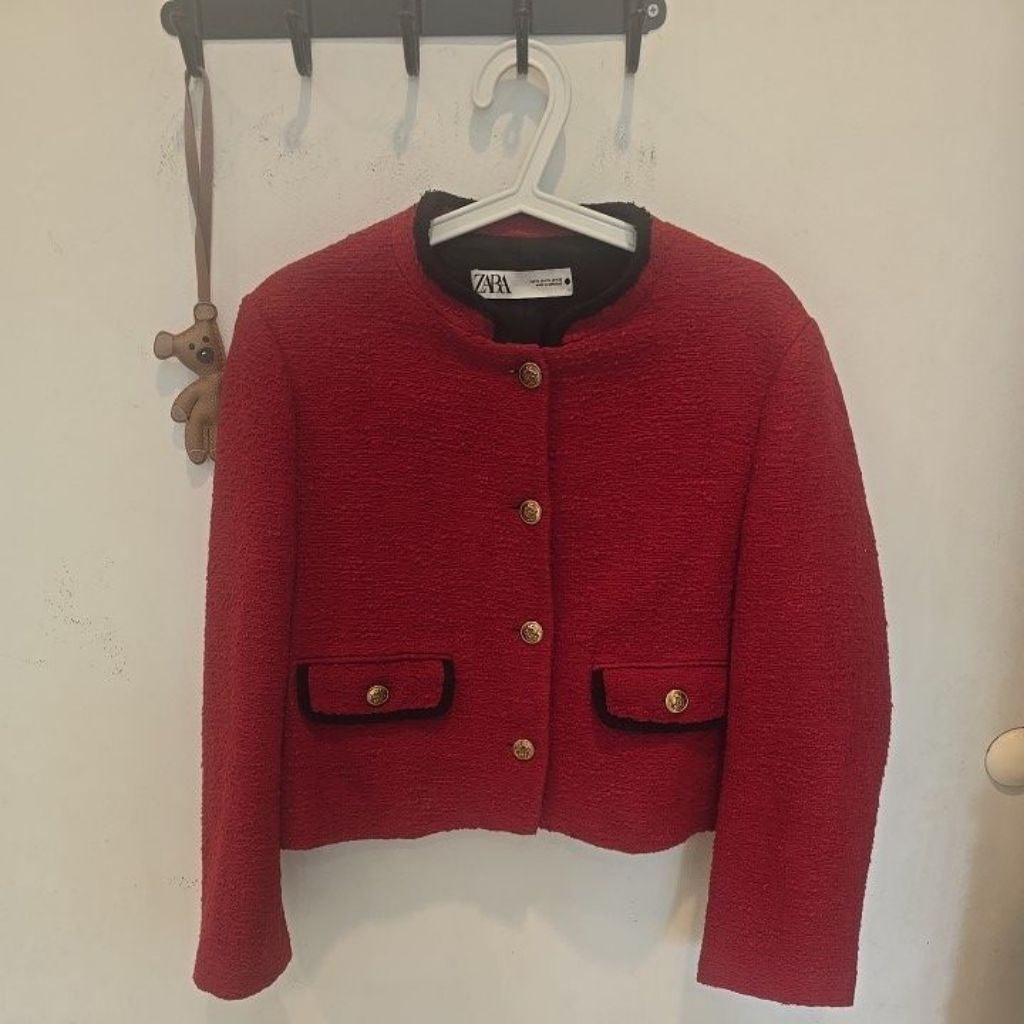 [preloved] Zara tweed blazer