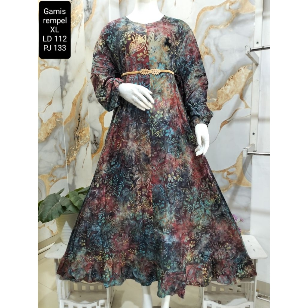 Kinanthi / Gamis Rempel Kinanthi / Kinanthi Batik Nusantara