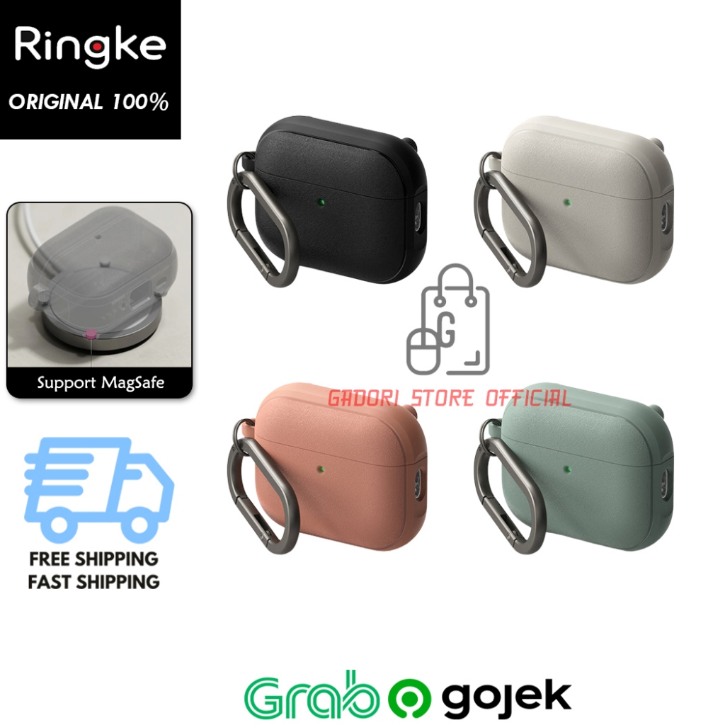 Case AirPods Pro 3 Gen 3 2025 Ringke Onyx MagSafe Magnetic Rugged Carabiner Casing