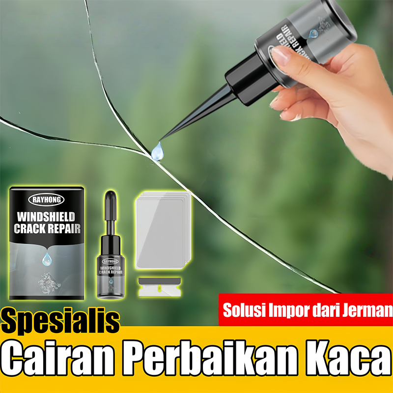 lem kaca depan mobil retak tanpa bekas original glass repair kit lem perekat kaca retak hp retak Ser