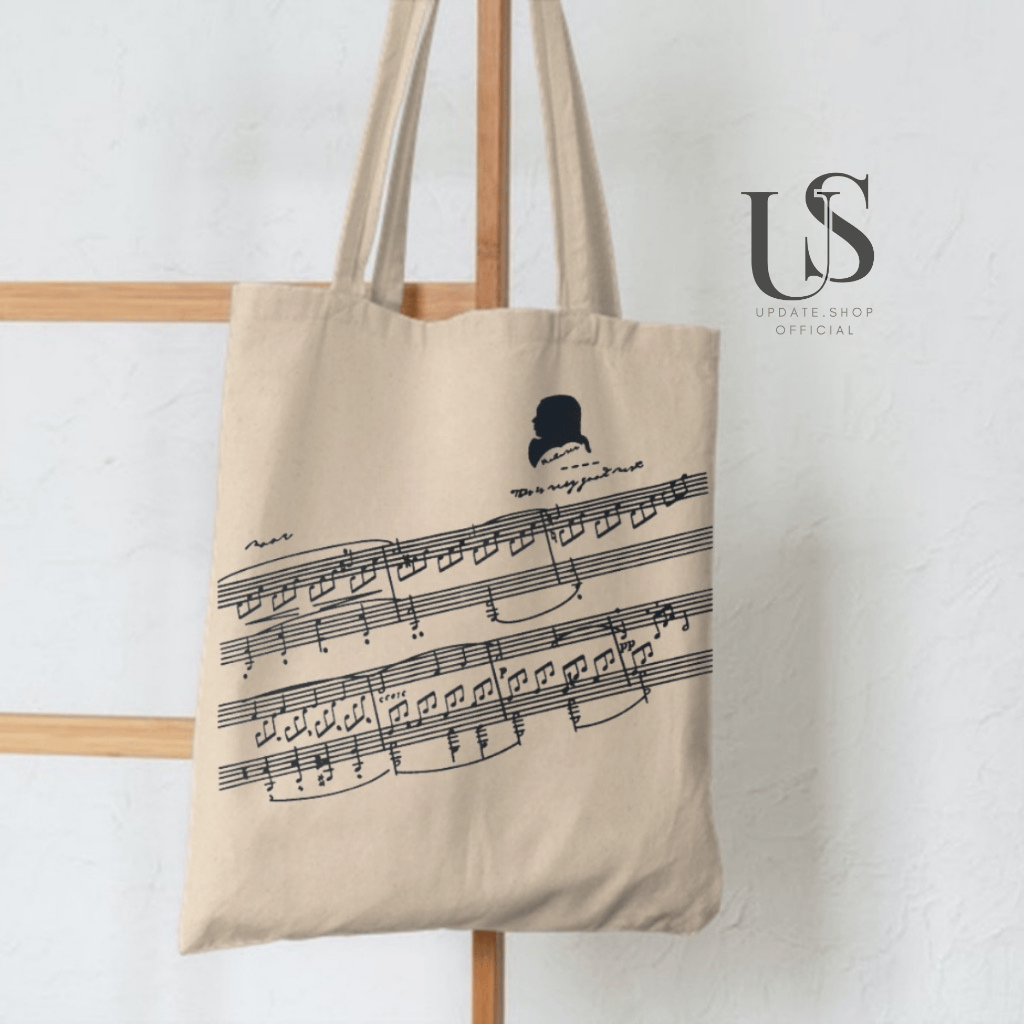 HOT SALE 2026 - TOTEBAG [RESLETING + MUAT LAPTOP] MUSIK MELODY TOTEBAG SEMI KANVAS RESLETING | TOTEB